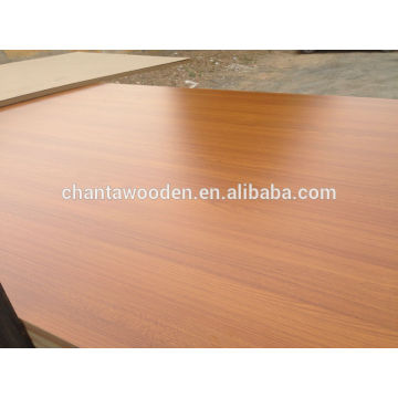 MDF de melamina blanca de 12mm